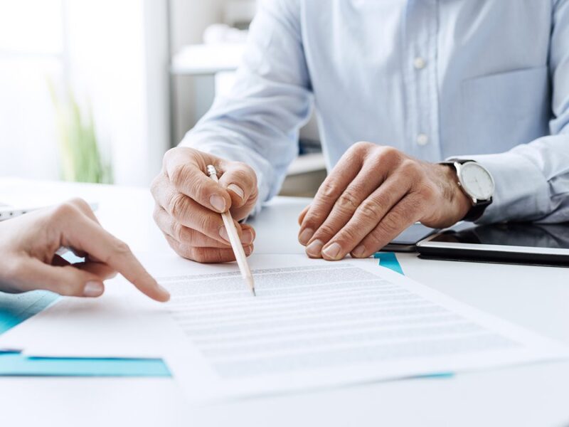 meeting with advisor for dental practice finance